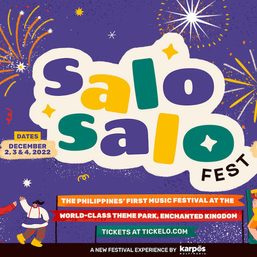What to expect from Salo-Salo Fest, the country’s first theme park music festival