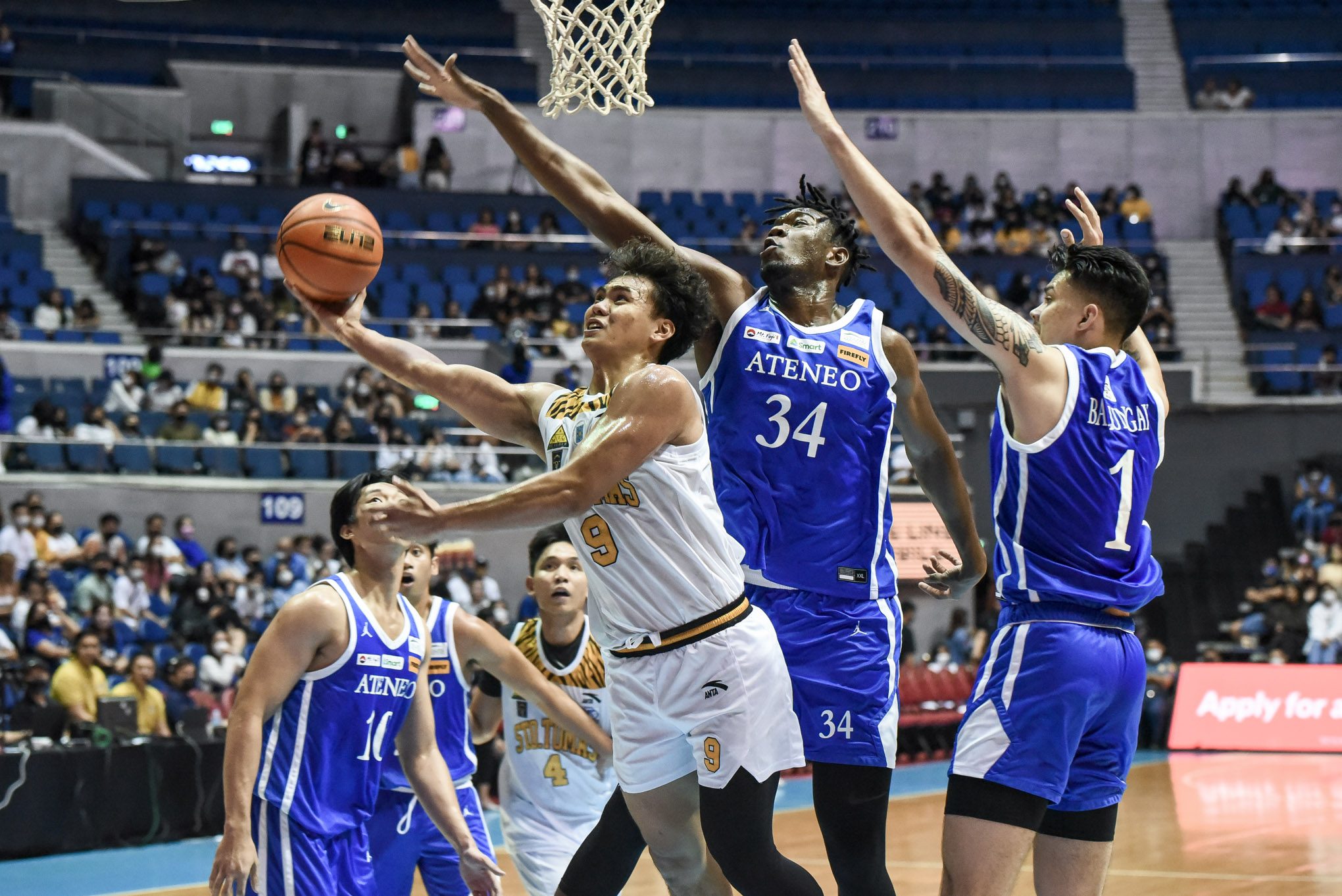 Andrade, Kouame shine as Ateneo overpowers UST for back-to-back wins