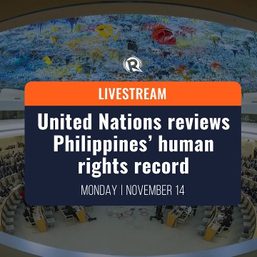 LIVE: UN council reviews Philippines’ human rights record
