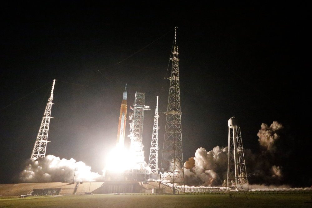NASA’s next-generation Artemis rocket lifts off on test flight to moon