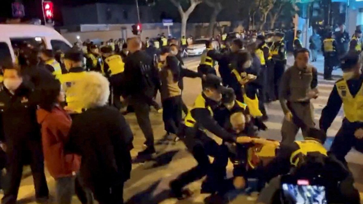 BBC says Chinese police assaulted one of its journalists at Shanghai protest