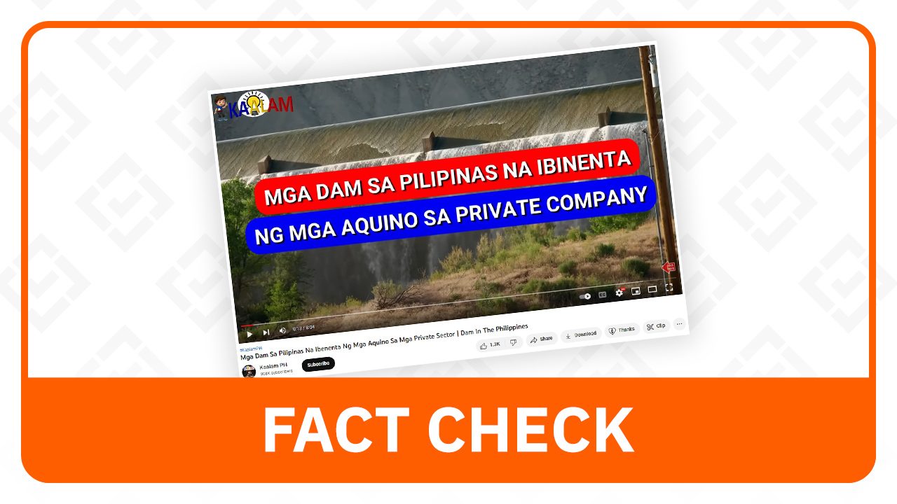 Gobyerno ang nagmamay-ari sa Magat Dam at ‘di ito ibinenta ng mga Aquino