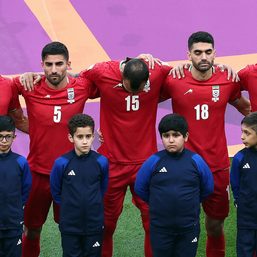Iran declines to sing national anthem, backing protests in FIFA World Cup loss to England