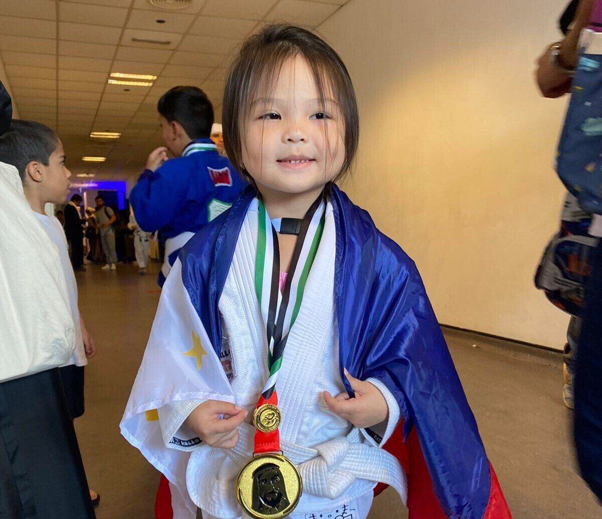 5-year-old Aleia Aguilar bags world youth jiu-jitsu title