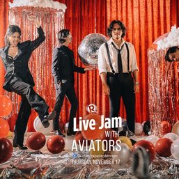 [WATCH] Rappler Live Jam: Aviators