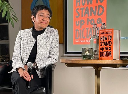 Nobel laureate Maria Ressa launches book ‘How to Stand Up to a Dictator’ in London
