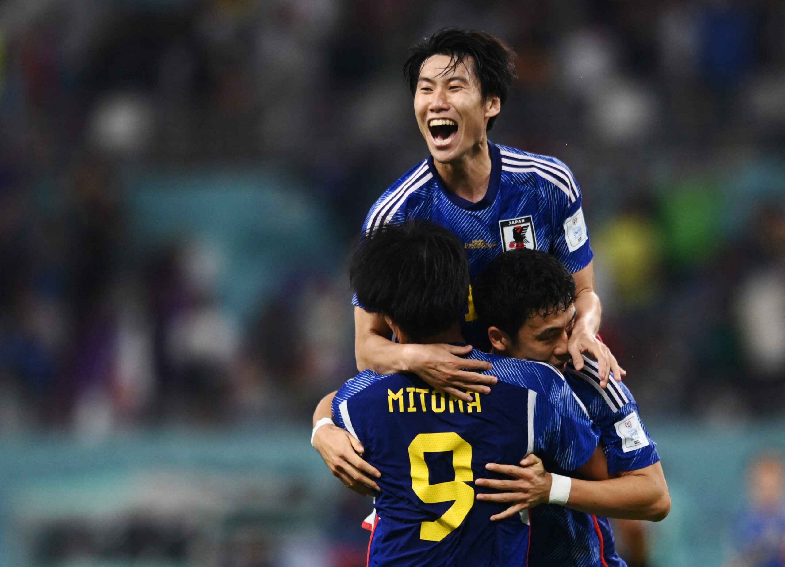 Japan stuns Germany with late strikes at World Cup