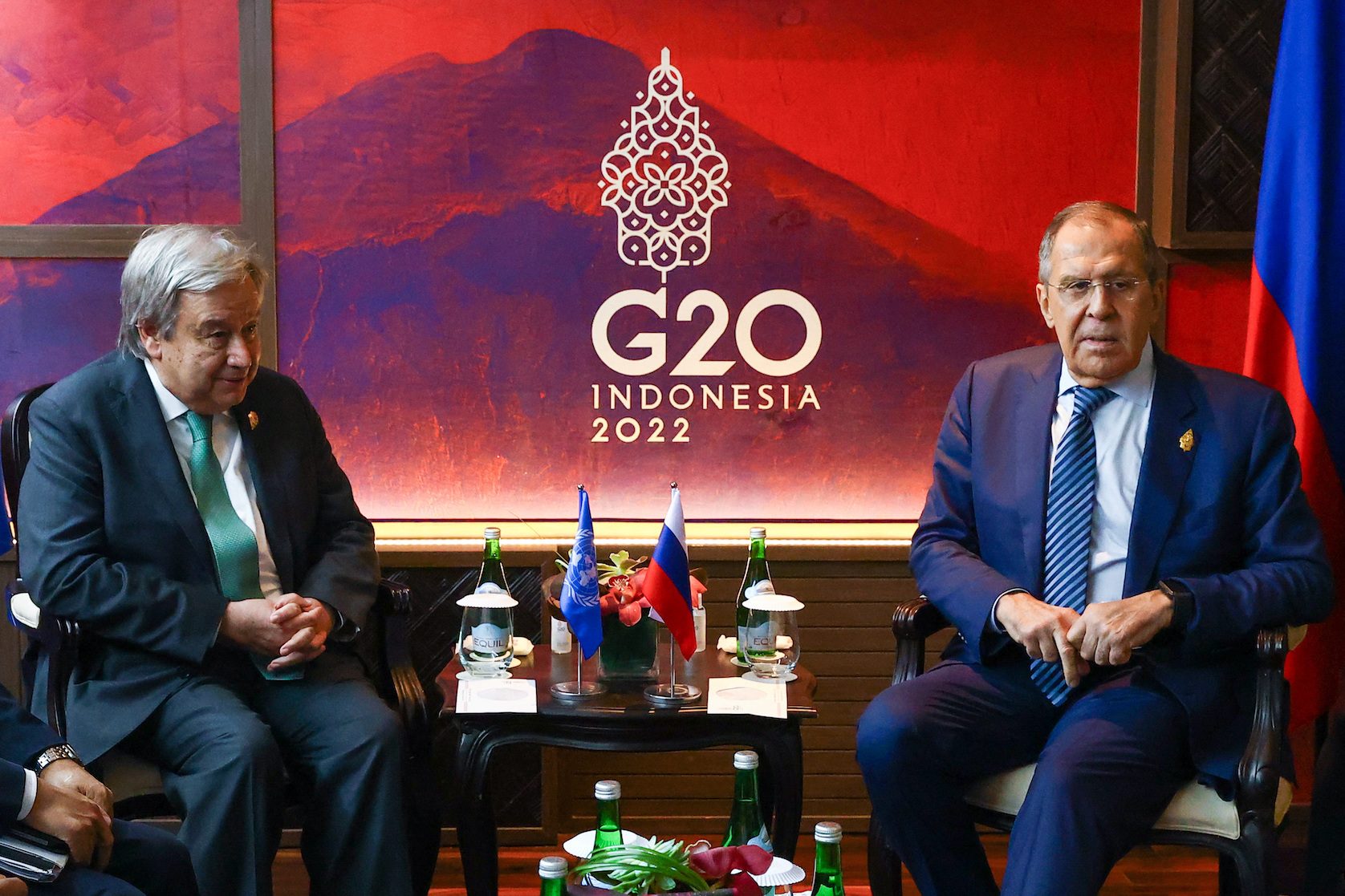 Lavrov at G20: UN says it has US and EU guarantees on export of Russian grain, fertilizers