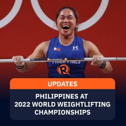 UPDATES: Philippines at the 2022 World Weightlifting Championships