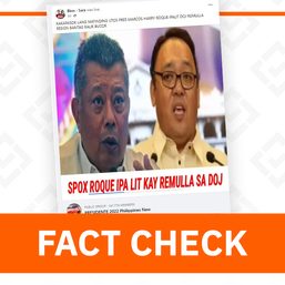 FACT CHECK: Si Remulla pa rin ang DOJ secretary, hindi si Roque