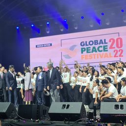 Advocates attend Global Peace Festival 2022