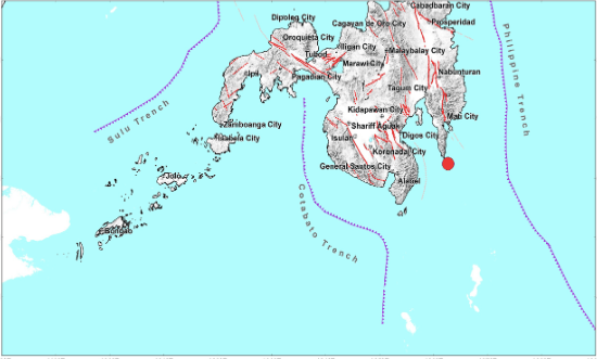 Magnitude 5.6 earthquake strikes Davao Oriental