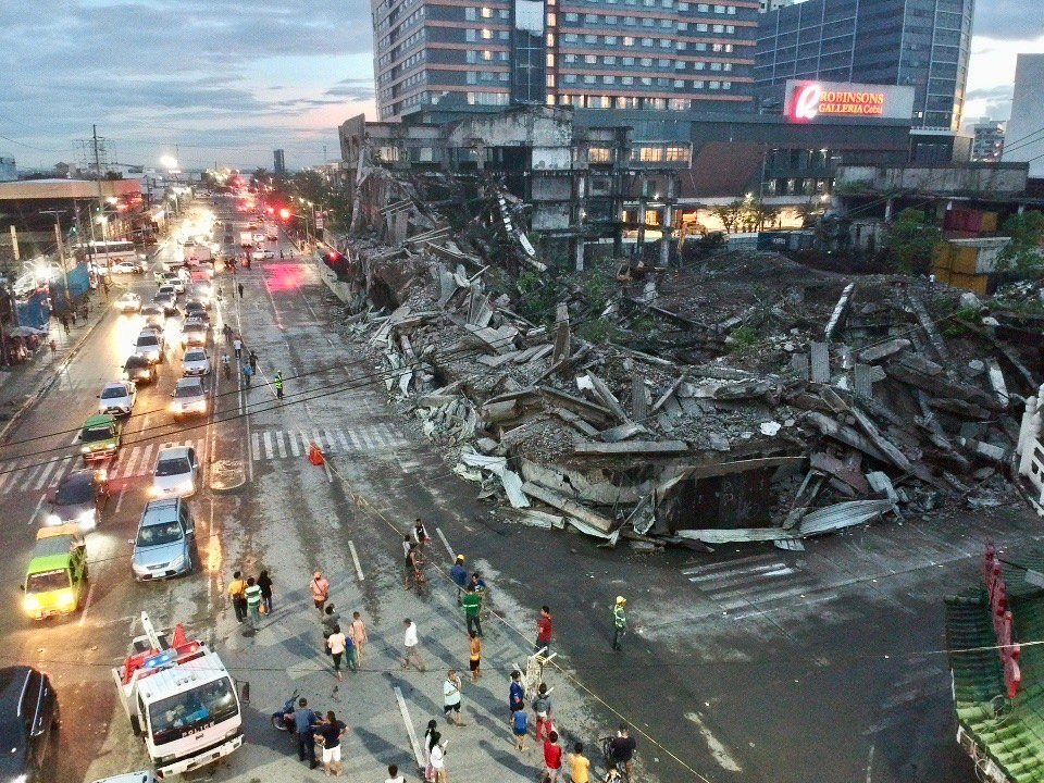 Old White Gold ruins in Cebu City collapse