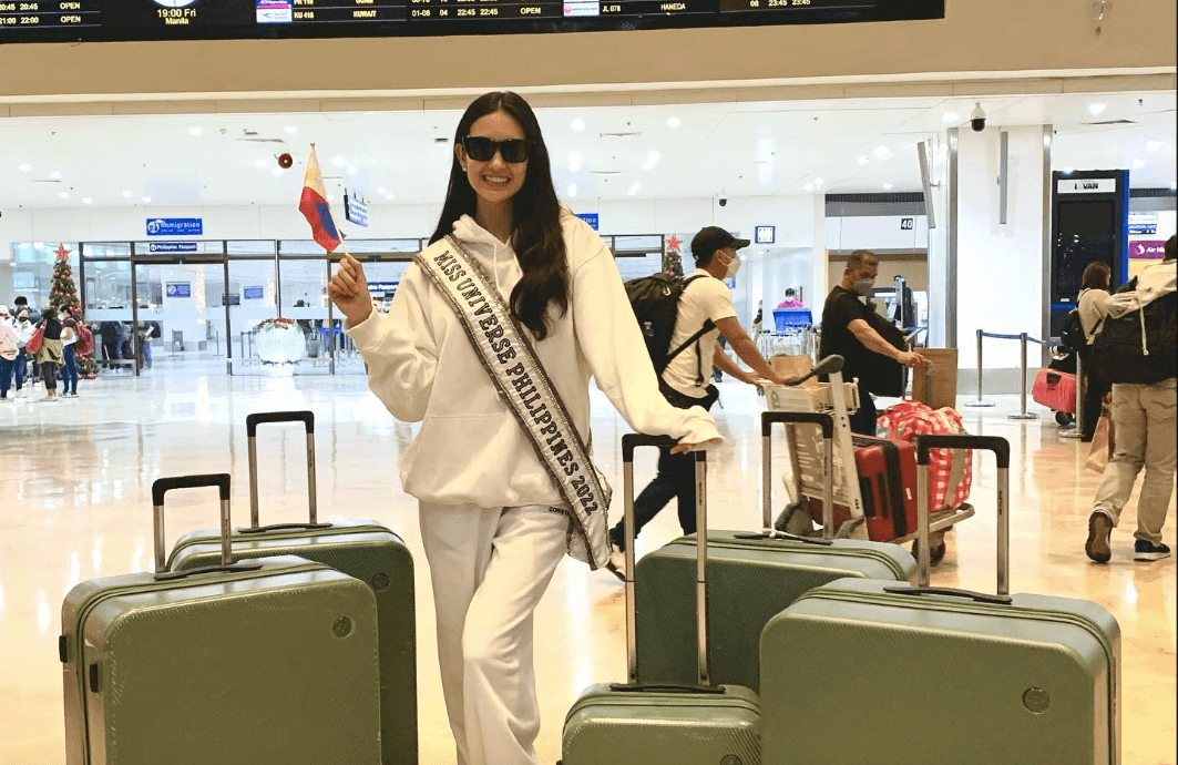 LOOK: Celeste Cortesi arrives in US for final Miss Universe preps