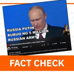 Putin increased army size to 2.04 million, not 5 million