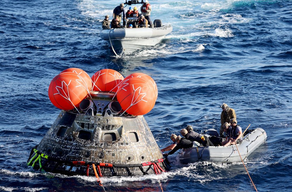 NASA’s Orion capsule returns to Earth, capping Artemis I flight around moon