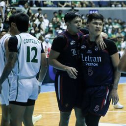 Sangalang powers Letran past CSB to move on cusp of 3rd straight NCAA title