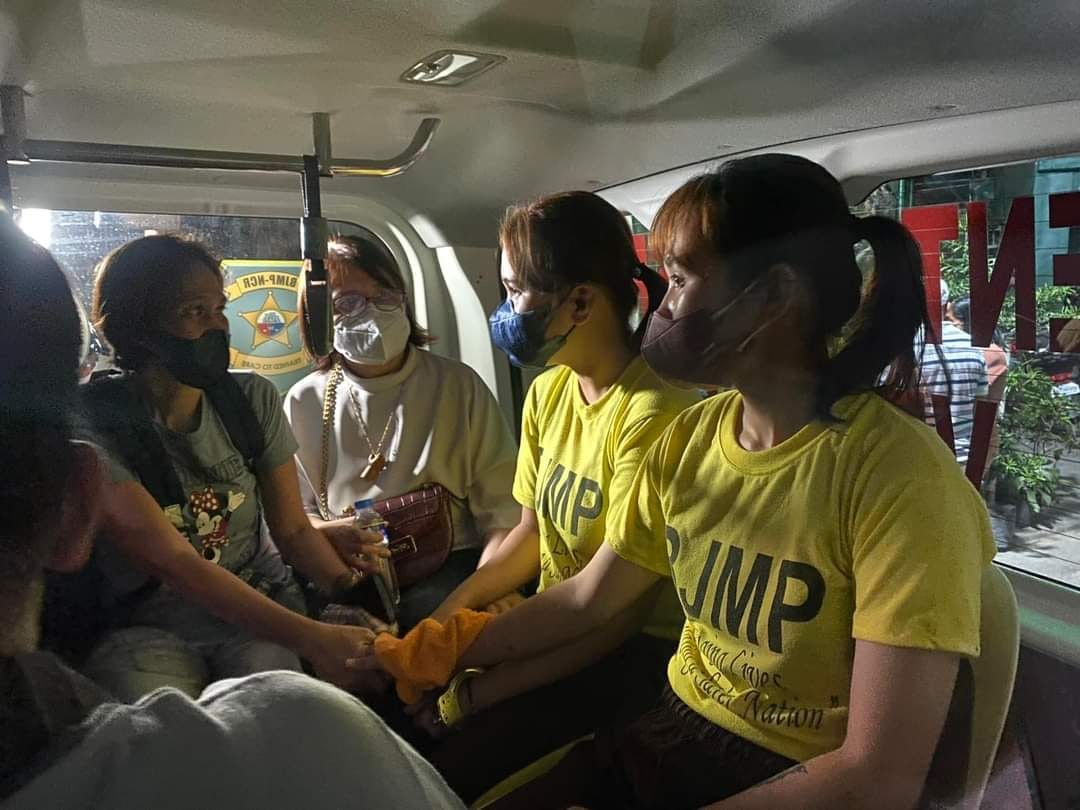 Reina Mae Nasino, others walk free from jail after posting bail