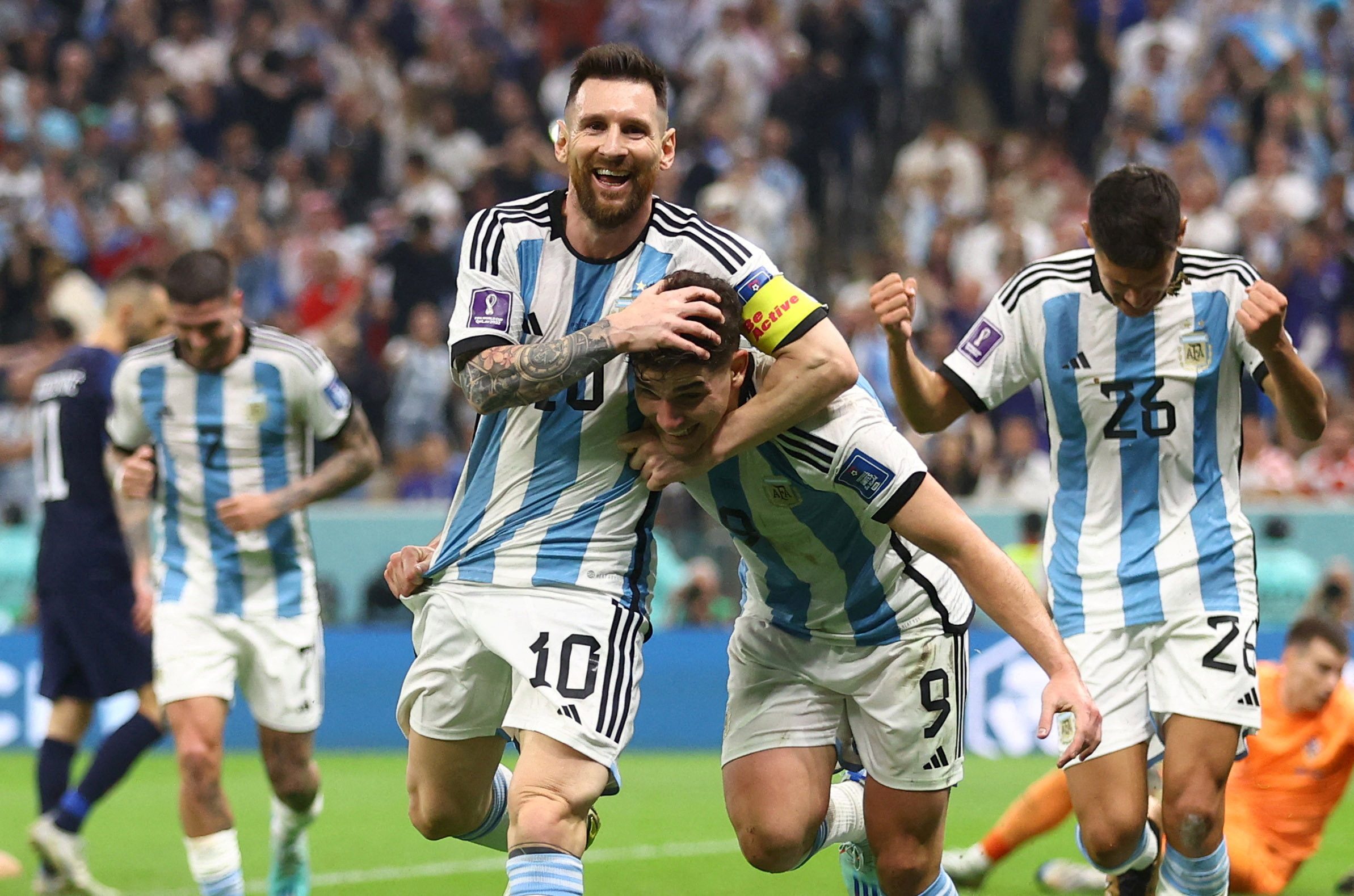 Argentina crushes Croatia, Messi’s dream lives on into final