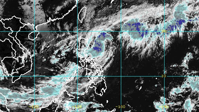 Tropical Depression Rosal slightly intensifies as it moves away