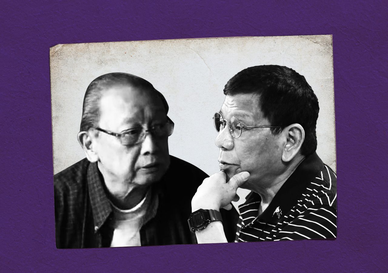 [The Slingshot] Joma and Duterte: The greatest mutual flattery in Filipino history