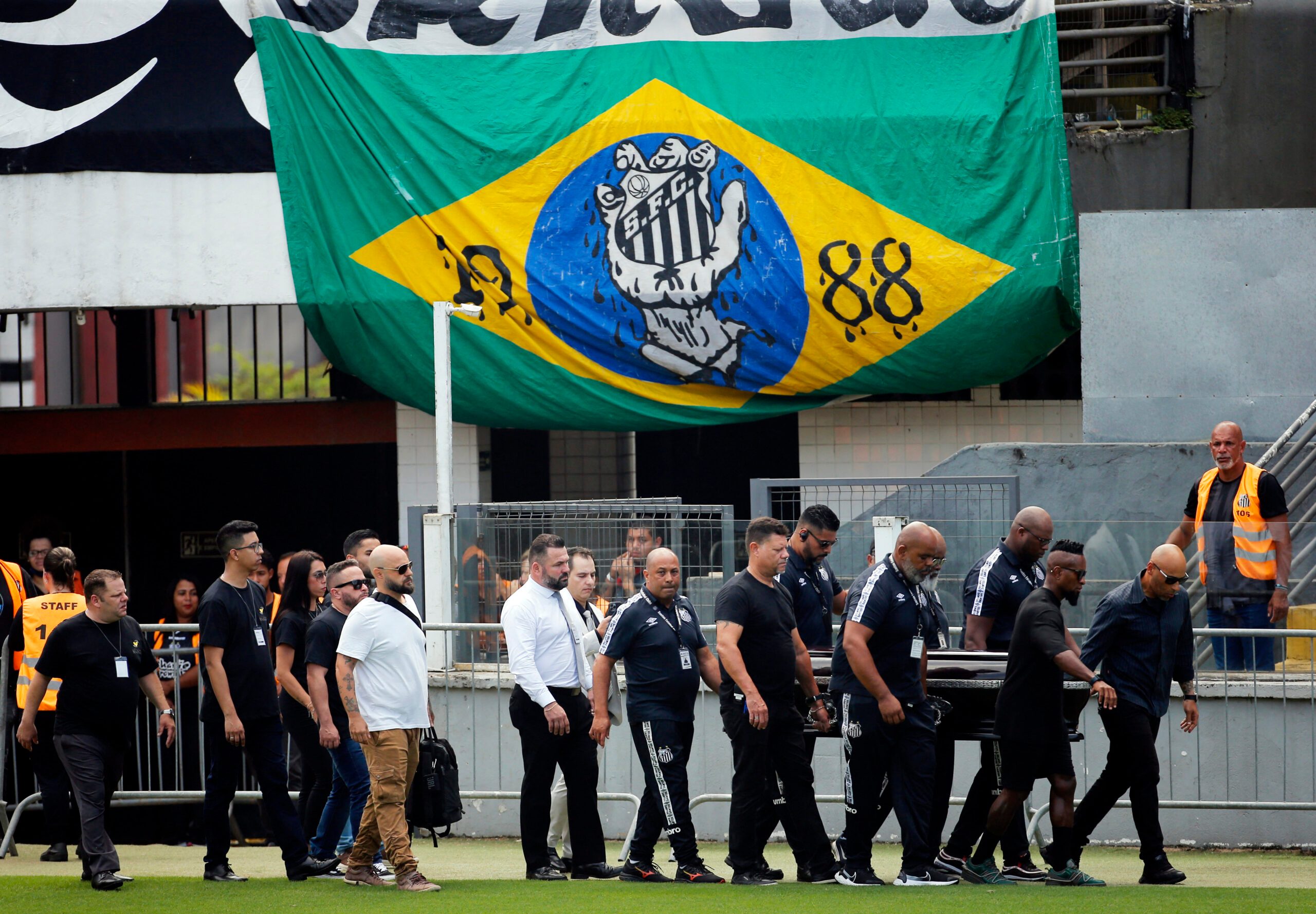Brazil bids farewell to ‘king of soccer’ Pele with 24-hour wake