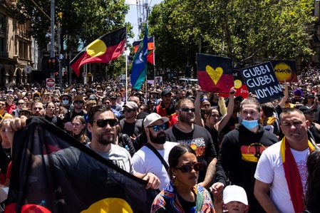 Thousands rally for ‘Invasion Day’ protests on Australia Day holiday