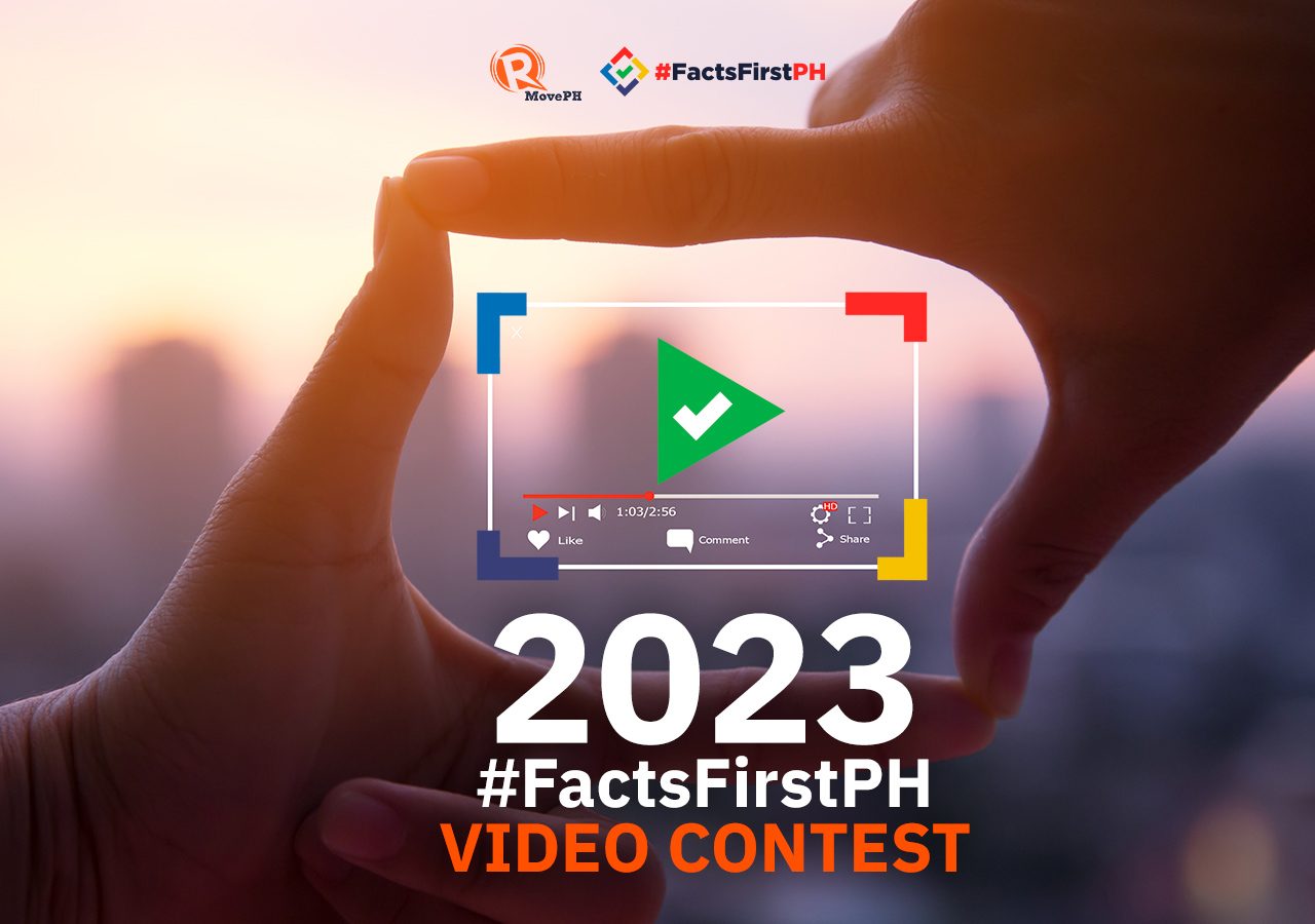 Fight disinformation! Join the 2023 #FactsFirstPH video contest.