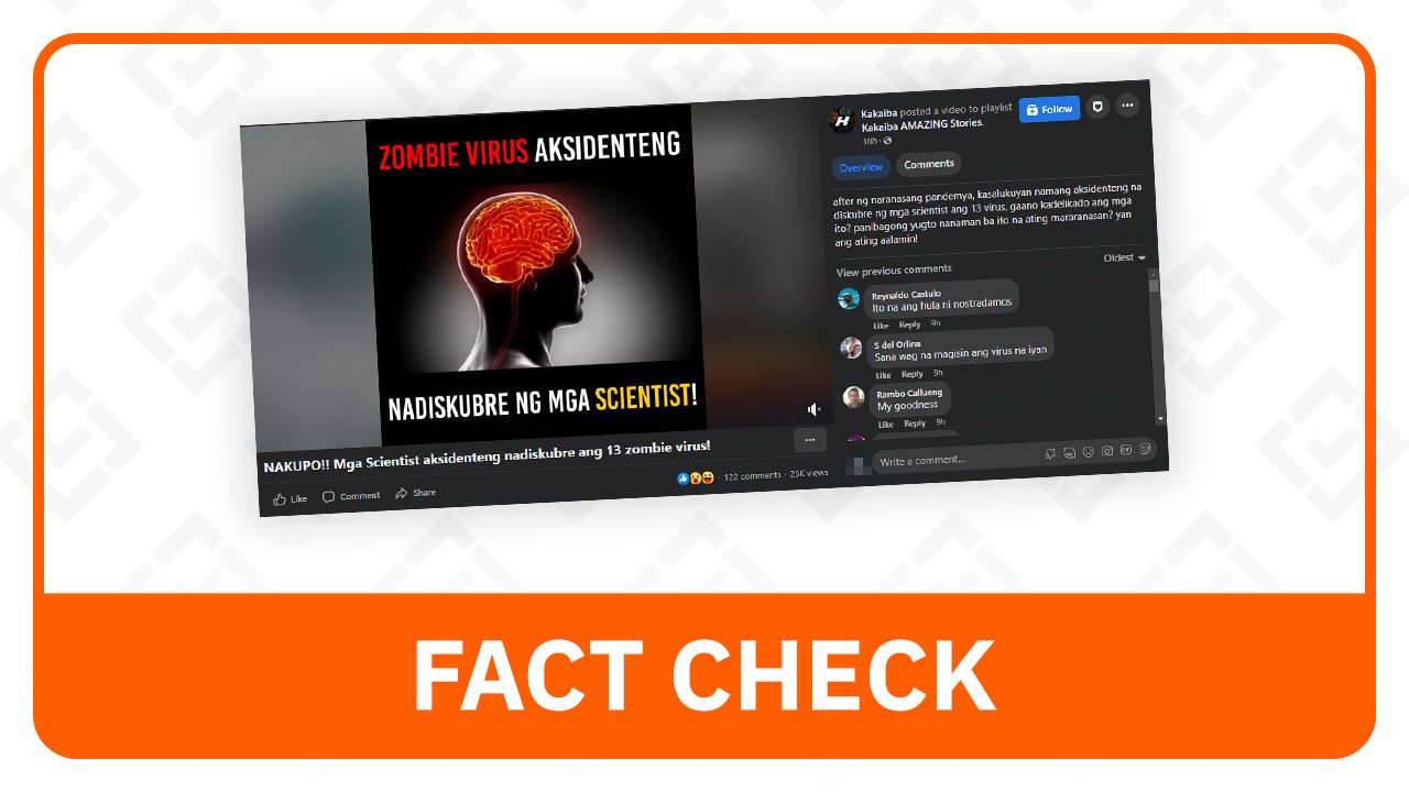 FACT CHECK: ‘Zombie’ virus refers to resurrected virus, not its effect