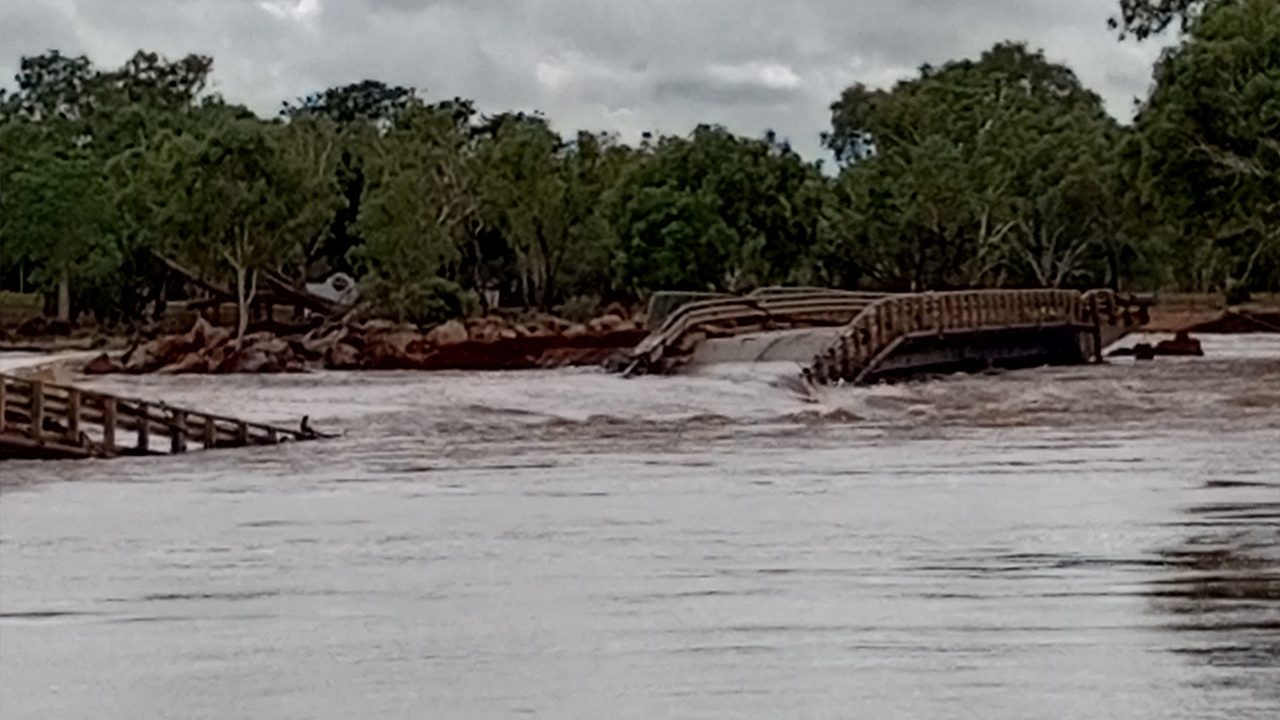 ‘Once in a century’ flood cuts off communities in northwestern Australia
