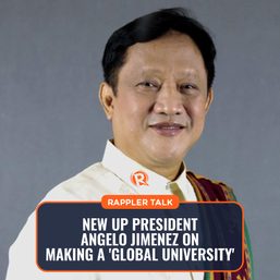 Rappler Talk: New UP president Angelo Jimenez on making a ‘global university’