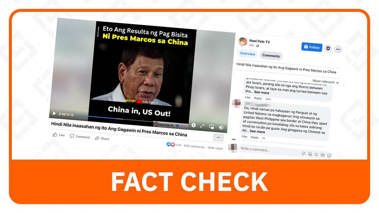 FACT CHECK: The Philippines did not go to the UN for an arbitral ruling in 2016