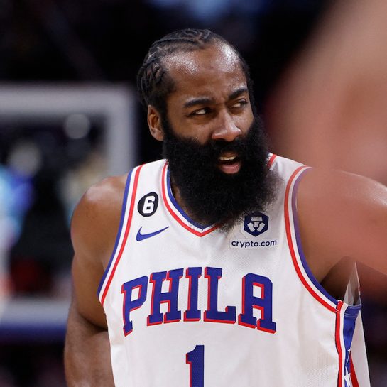 James Harden away from 76ers as he awaits trade