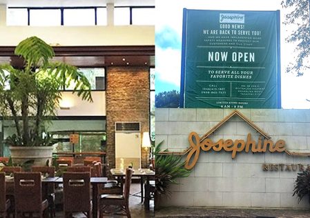 Josephine Restaurant Tagaytay is closed for now