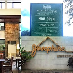 Josephine Restaurant Tagaytay is closed for now