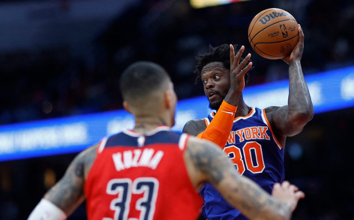 Knicks survive Wizards’ rally for 6th win in 7 games