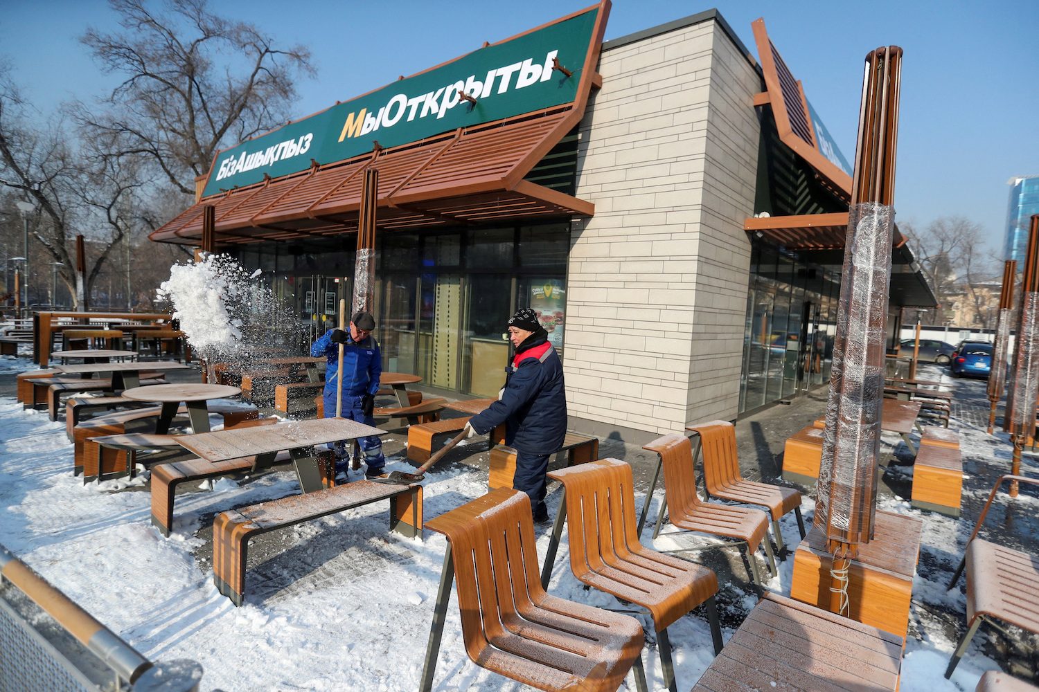 Former McDonald’s restaurants reopen without branding in Kazakhstan
