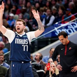 Luka Doncic stars in Mavericks’ rout of Heat