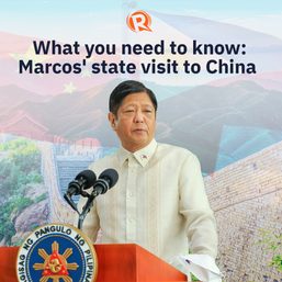 What you need to know about Marcos’ state visit to China