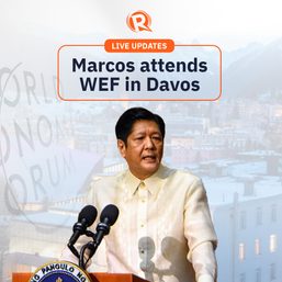 LIVE UPDATES: Marcos attends World Economic Forum in Davos