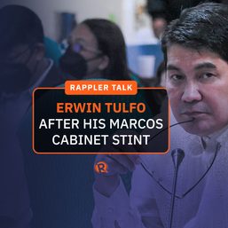 Rappler Talk: Erwin Tulfo after his Marcos Cabinet stint