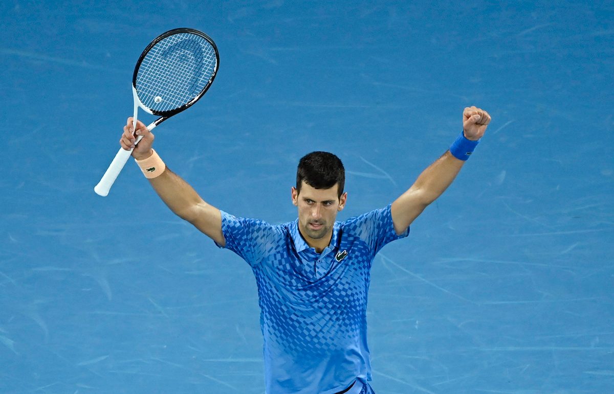 Creaking Djokovic downs Dimitrov to advance in Australian Open