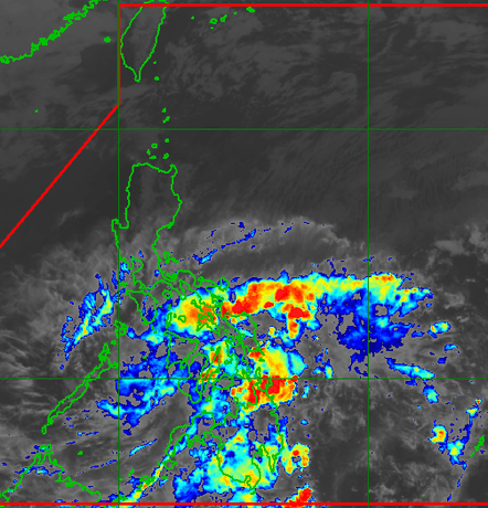 No more LPA but rain seen from shear line, northeast monsoon