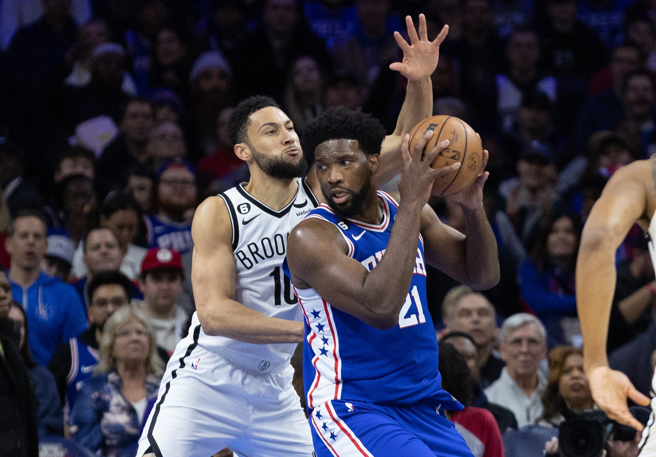 Sixers fend off Nets in tense matchup, win 6th straight