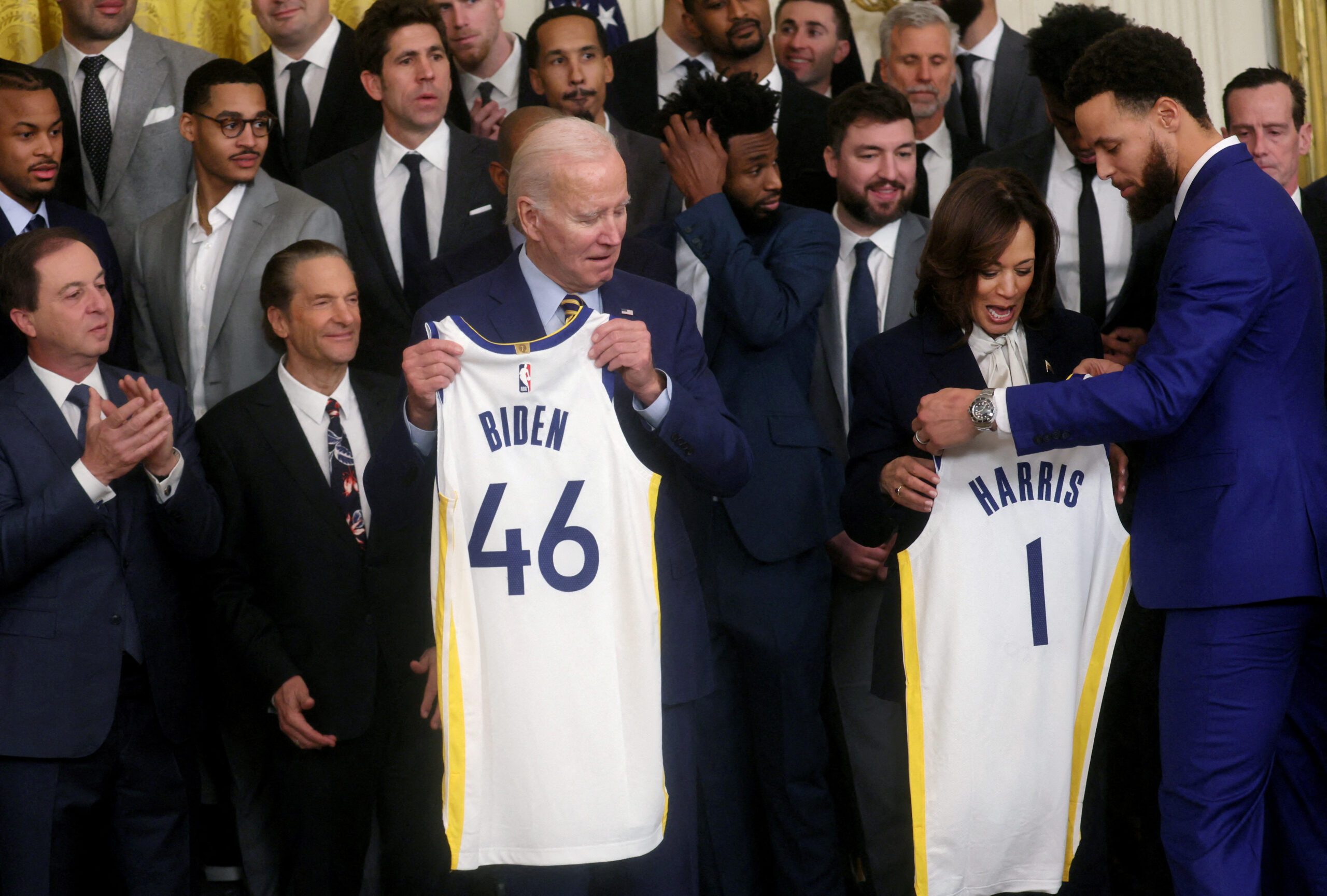 Warriors advocate, celebrate latest title in White House ceremony