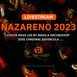 LIVESTREAM: Fiesta Mass for Nazareno 2023