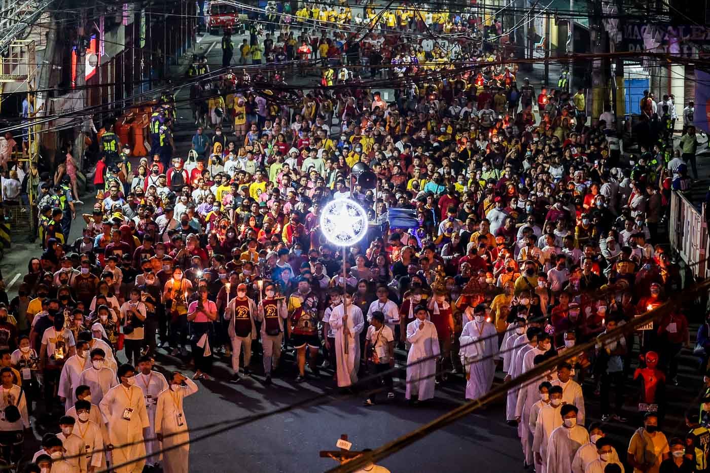 IN PHOTOS: Thousands join ‘walk of faith’ on eve of Nazarene feast
