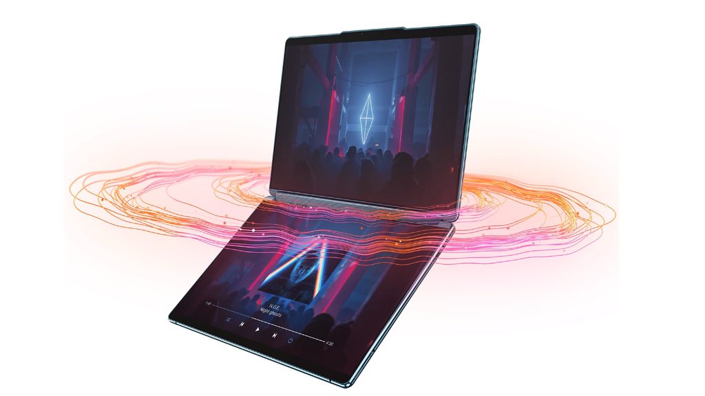 Laptop layar OLED ganda Lenovo, Yoga Book 9i