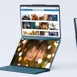 LOOK: Lenovo’s dual OLED screen laptop, the Yoga Book 9i