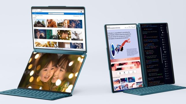 LOOK: Lenovo’s dual OLED screen laptop, the Yoga Book 9i